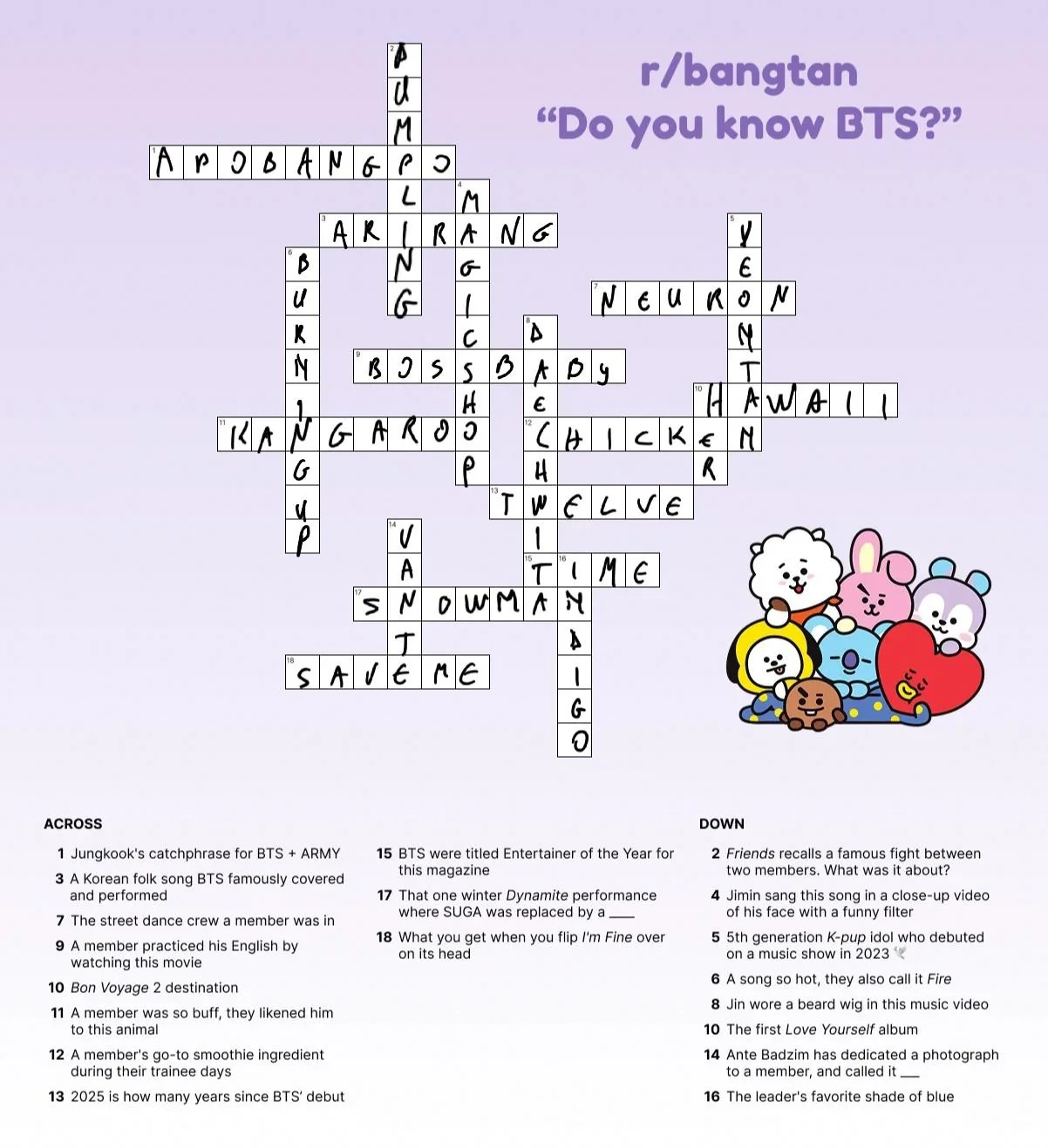Bts Quiz Army 2026 Printable