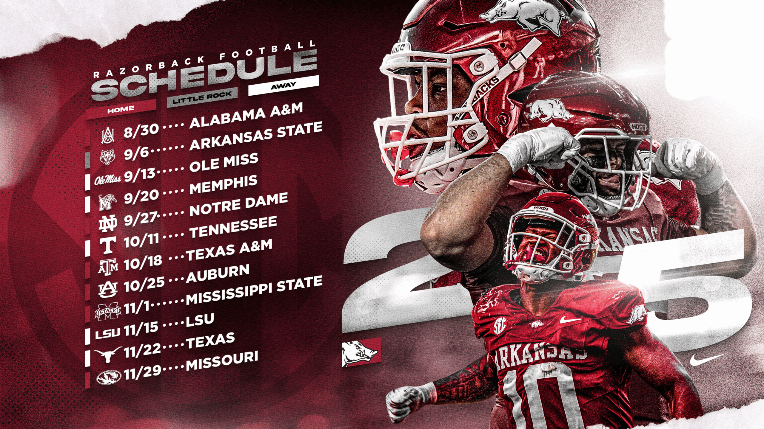 Arkansas Razorbacks Baseball Printable Schedule Arkansas Razorbacks Baseball Printable Schedule