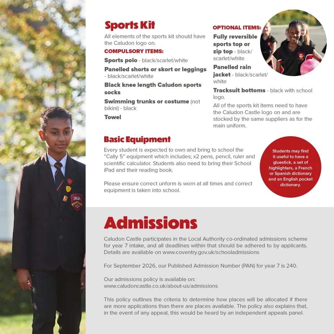 School Prospectus Caludon Castle School