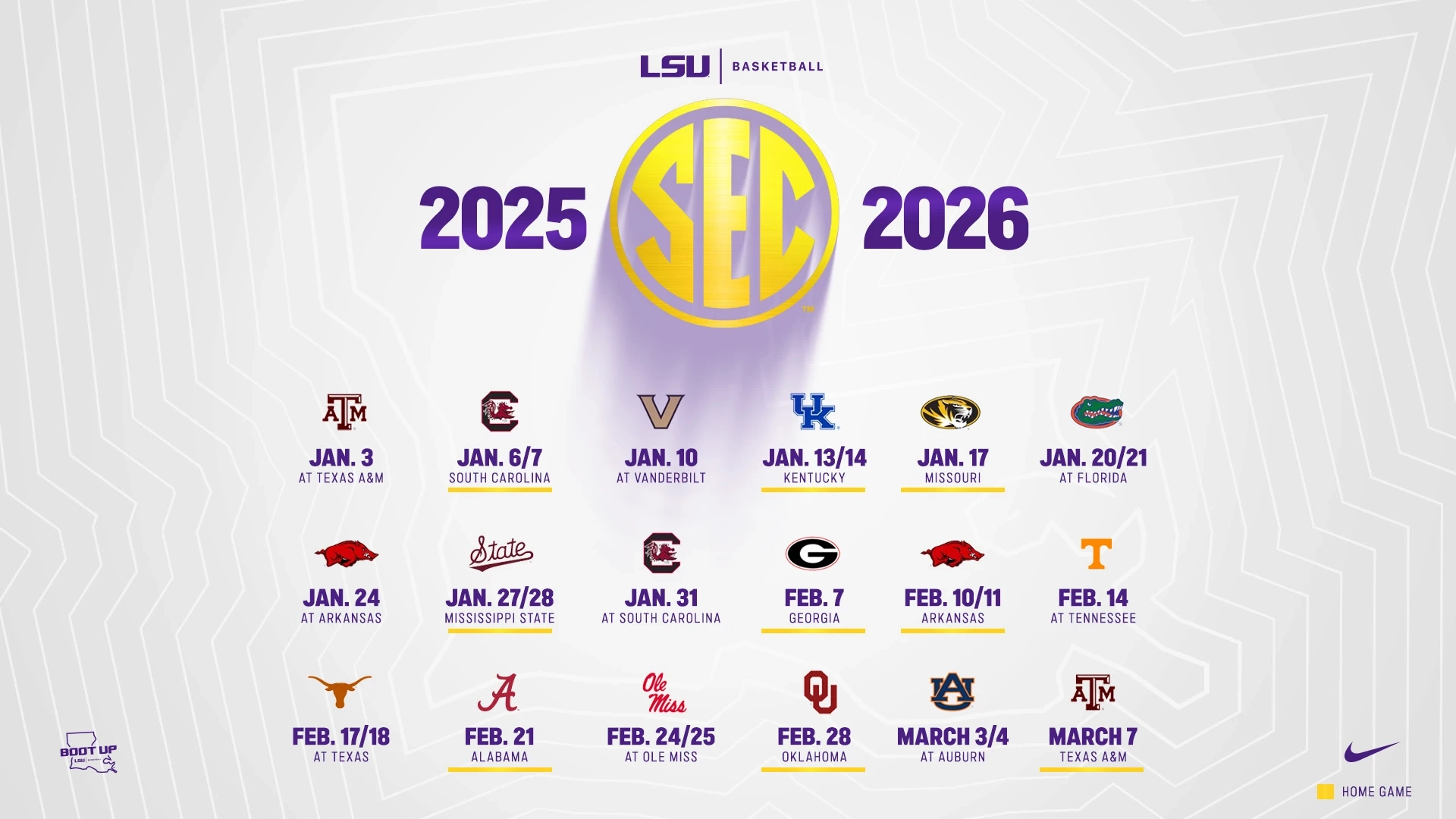 Lsu Printable Football Schedule 2026 Lsu Printable Football Schedule 2026