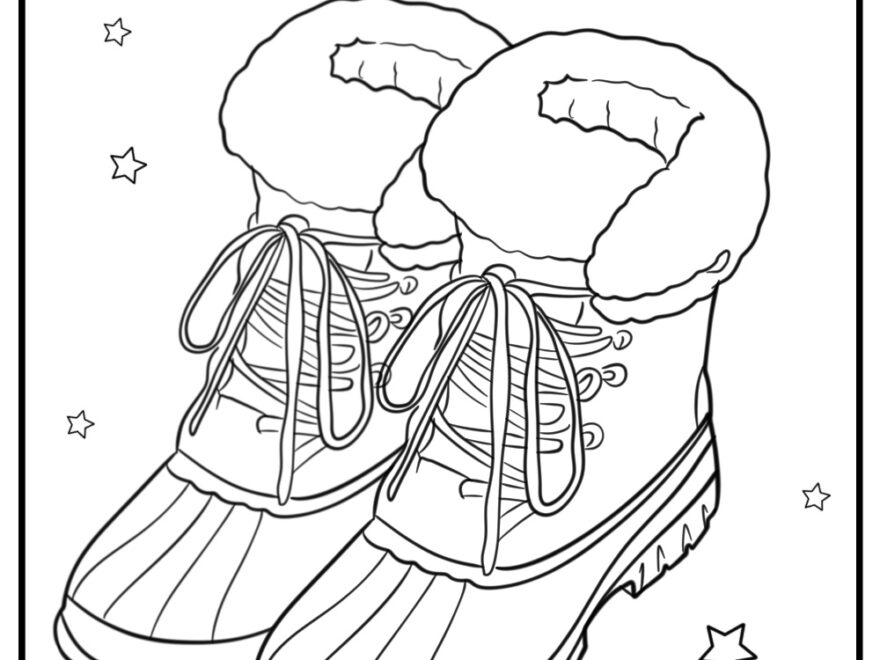Shoes Coloring Pages 40 Free Printable Sheets For Kids