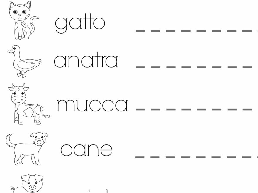 Simple Italian Lessons For Kids Lezione 2 The Chirping Moms