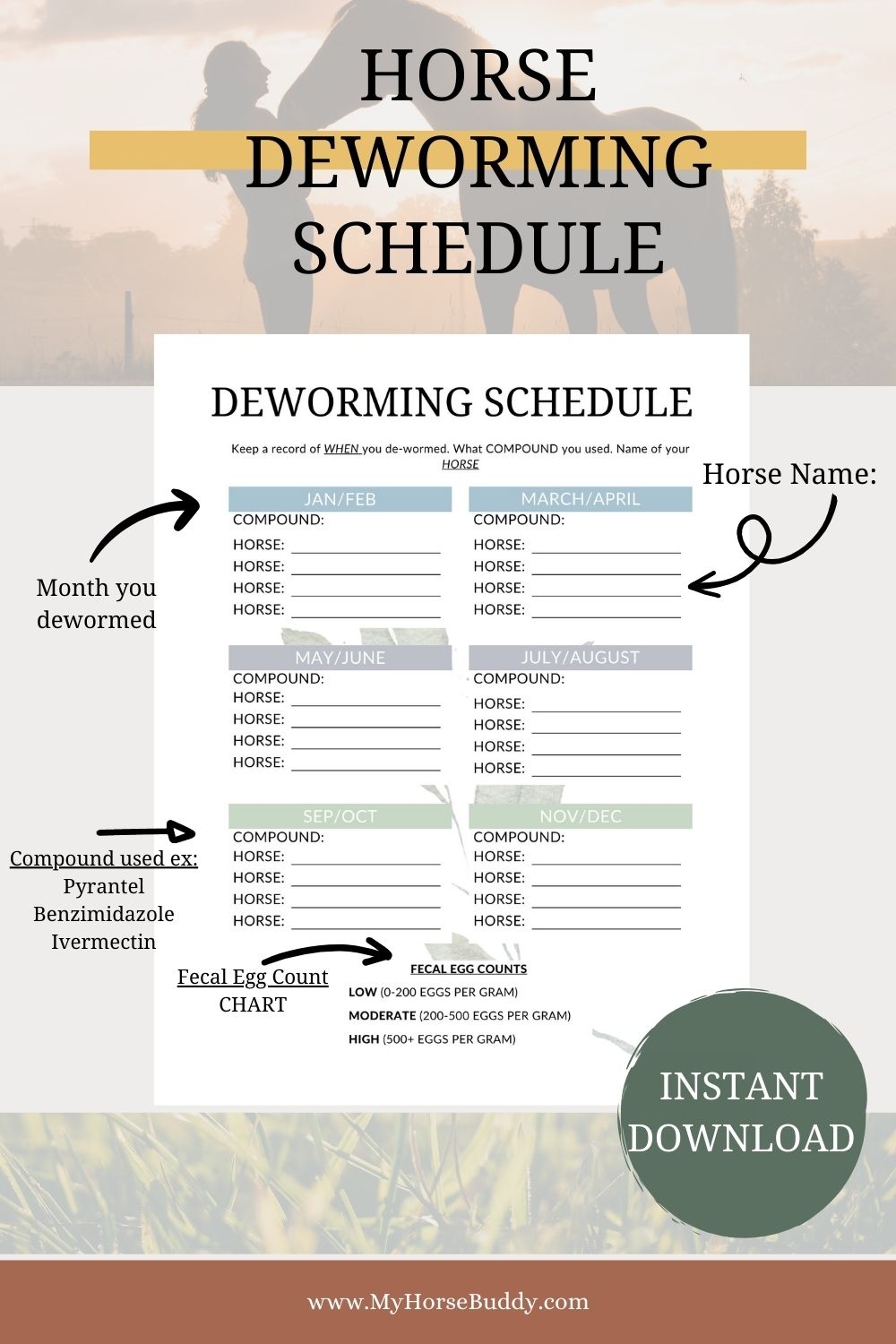 Stay Organized Introducing Our Deworming Schedule Printable