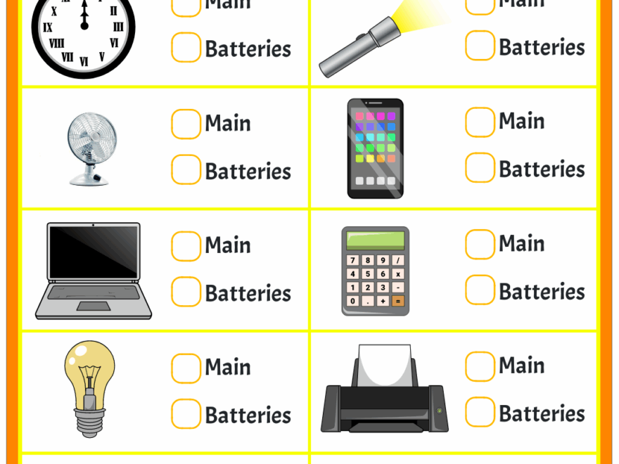 Storyboard That Free Electricity Worksheets For Kids