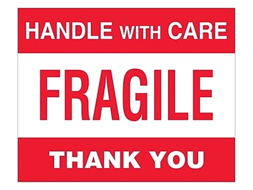Tape Logic Label Fragile Handle With Care 8x10 DL1637 Walmart