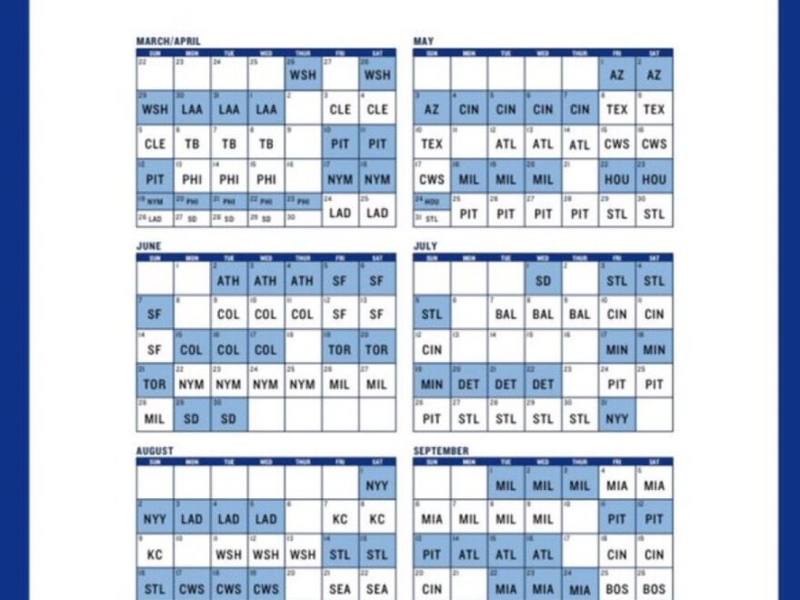 Taylor McGregor On X Cubs Announce Their 2026 Schedule Https t co TTpmOoDbeu X