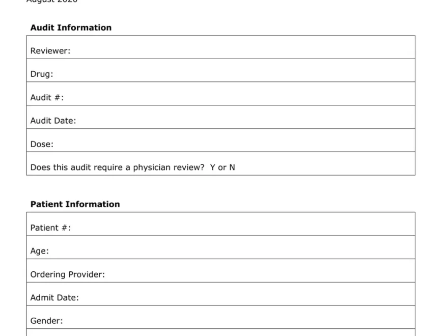 Texas Medication Audit Checklist Buspirone Buspar Fill Out Sign Online And Download PDF Templateroller