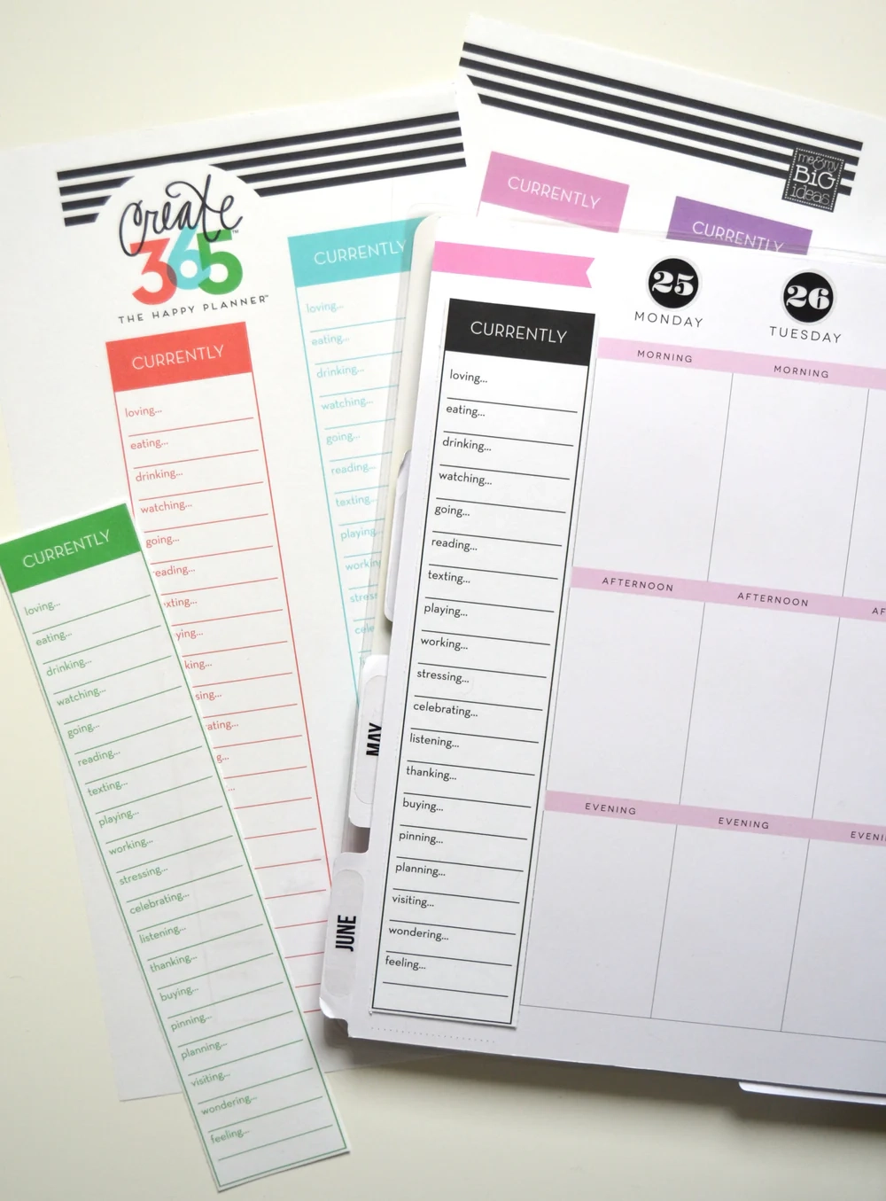 The Happy Planner CURRENTLY Collection Free Printables