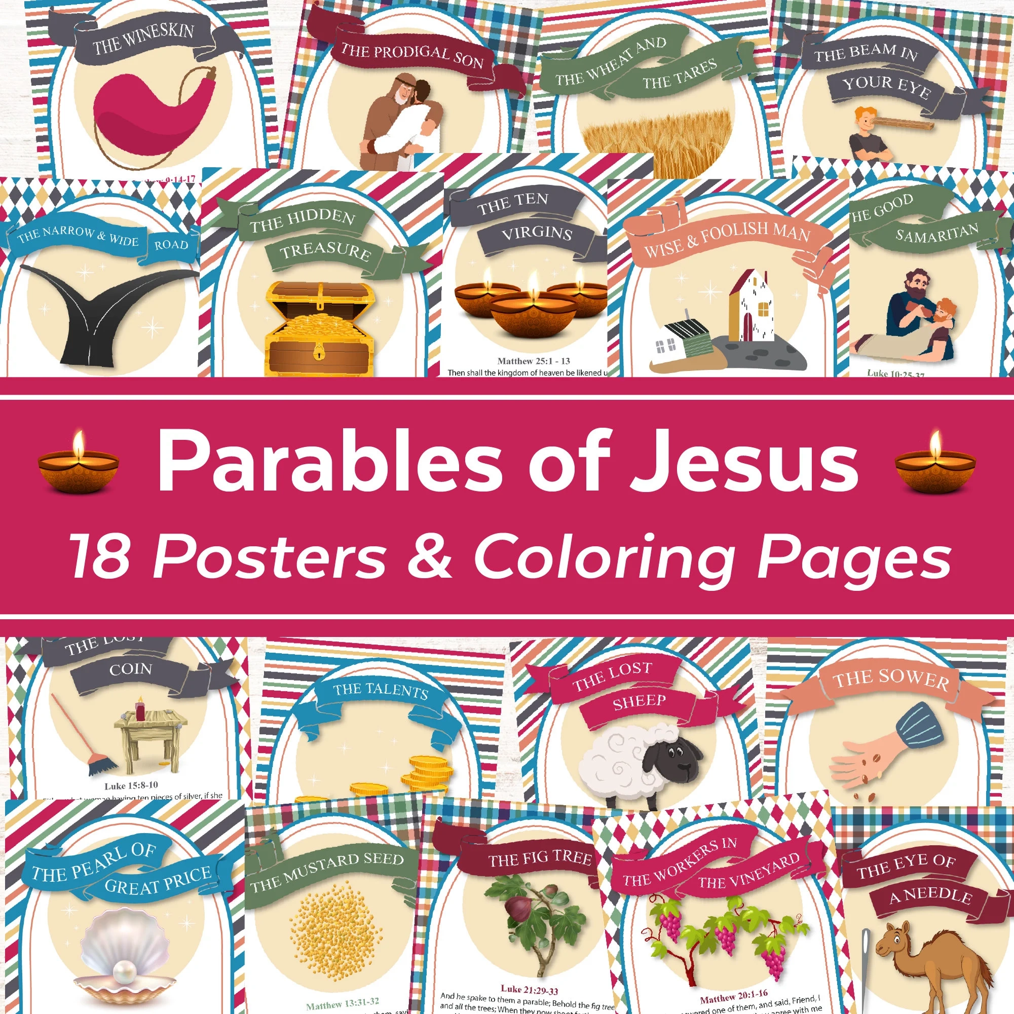 Printable List Of Jesus Parables