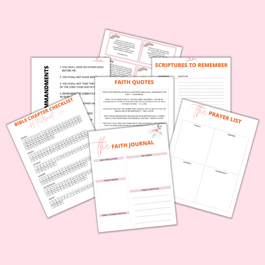 The Ultimate Faith Planner Printable A Little Faith And Sugar