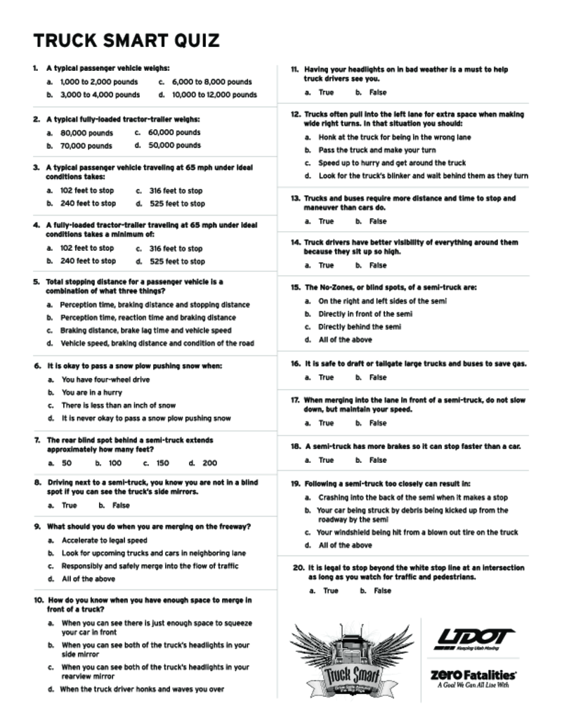 Truck Smart Resources Truck Smart Truck Smart Resources Truck Smart