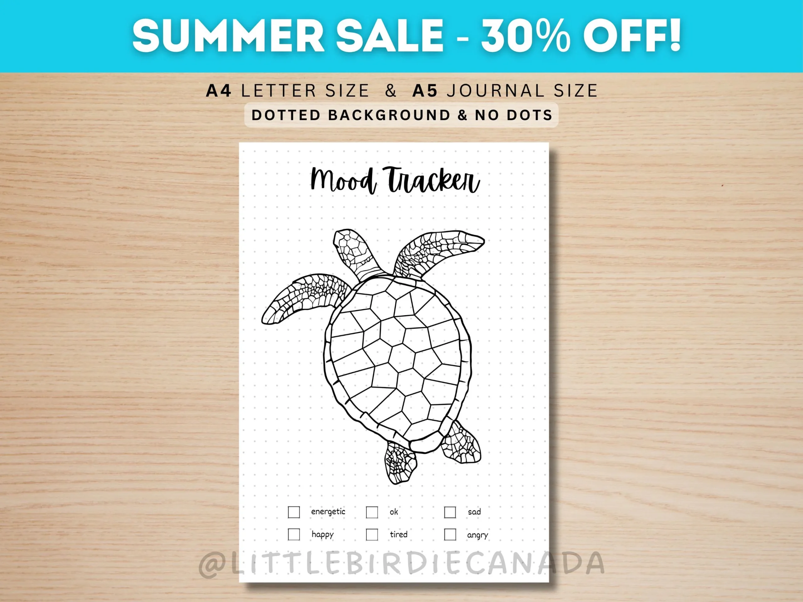 Free Printables Happy Planner Turtle