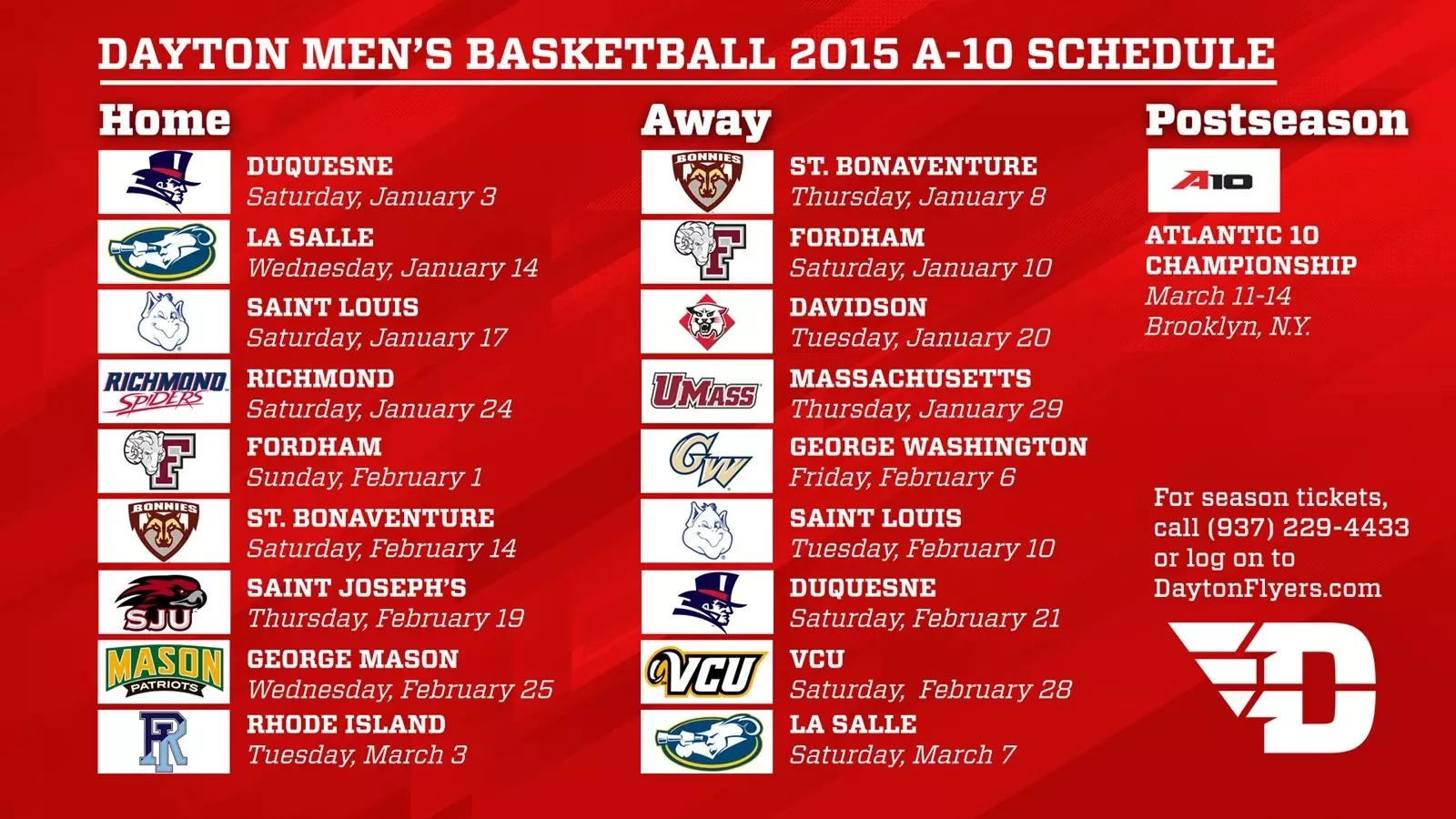 UD TO PLAY A RECORD 21 REGULAR SEASON GAMES ON NATIONAL TV University Of Dayton Athletics
