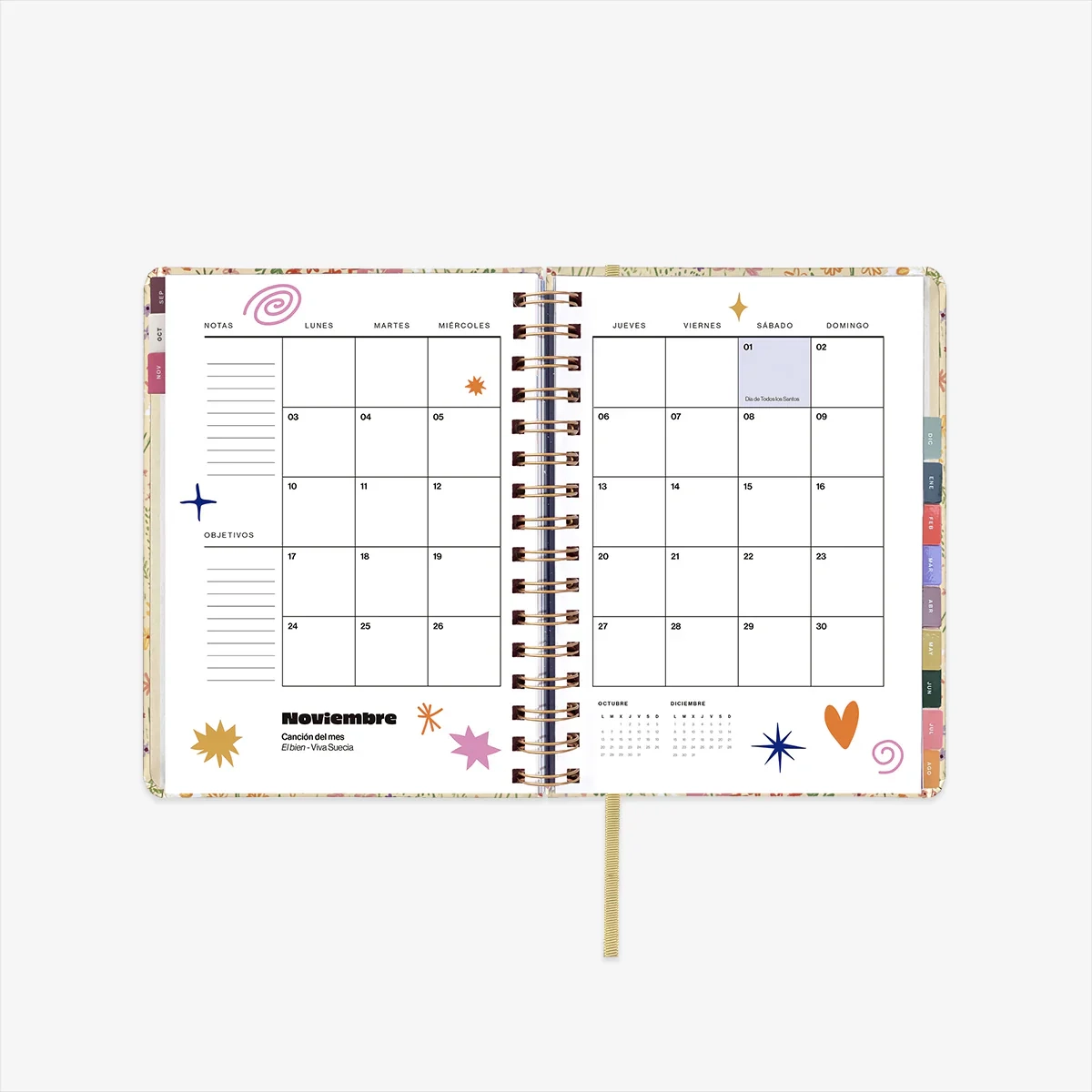Uo Estudio Agenda Escolar Bloom 2025 2026 Semanal 