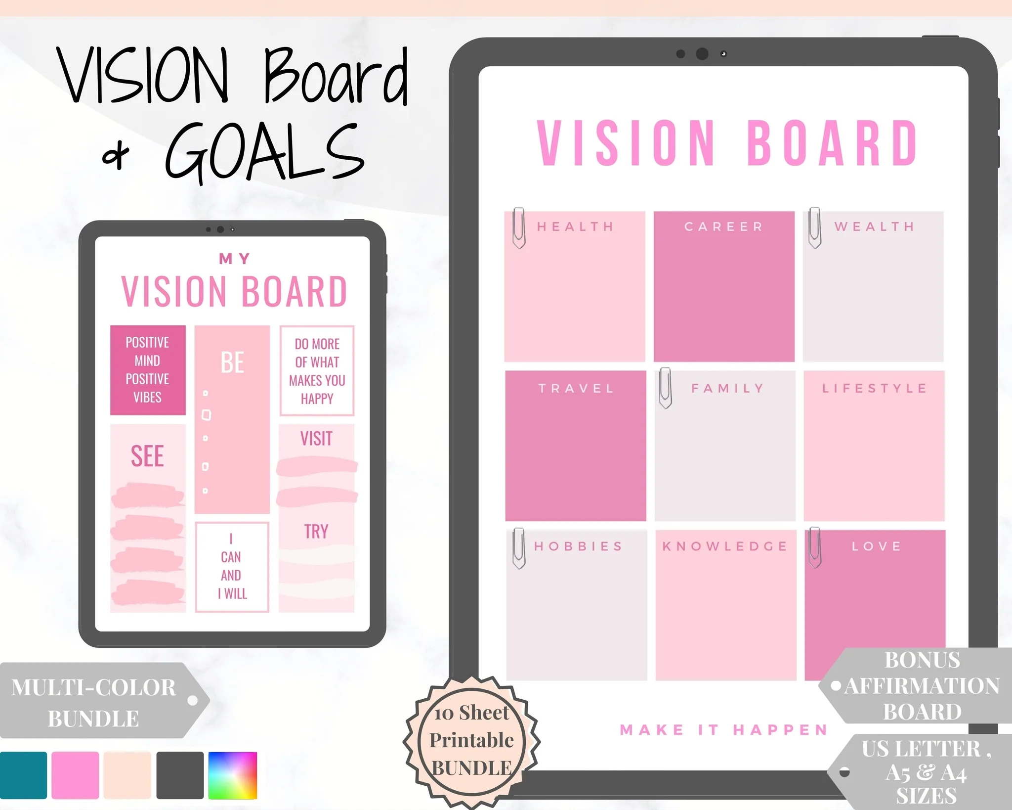 Law Of Attraction Planner Printables