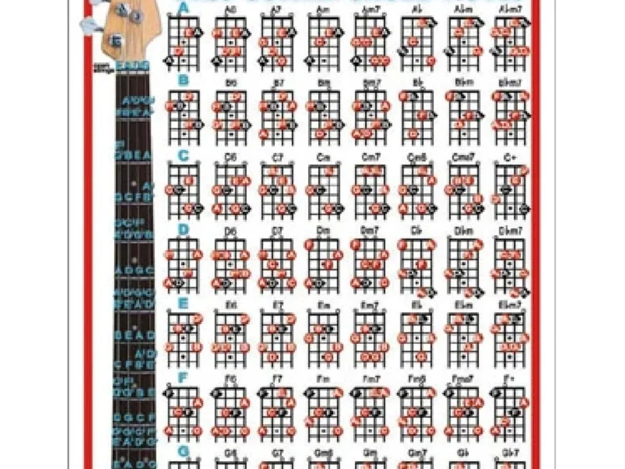 Walrus 8114 Bass Chord Chart Easy Music Center