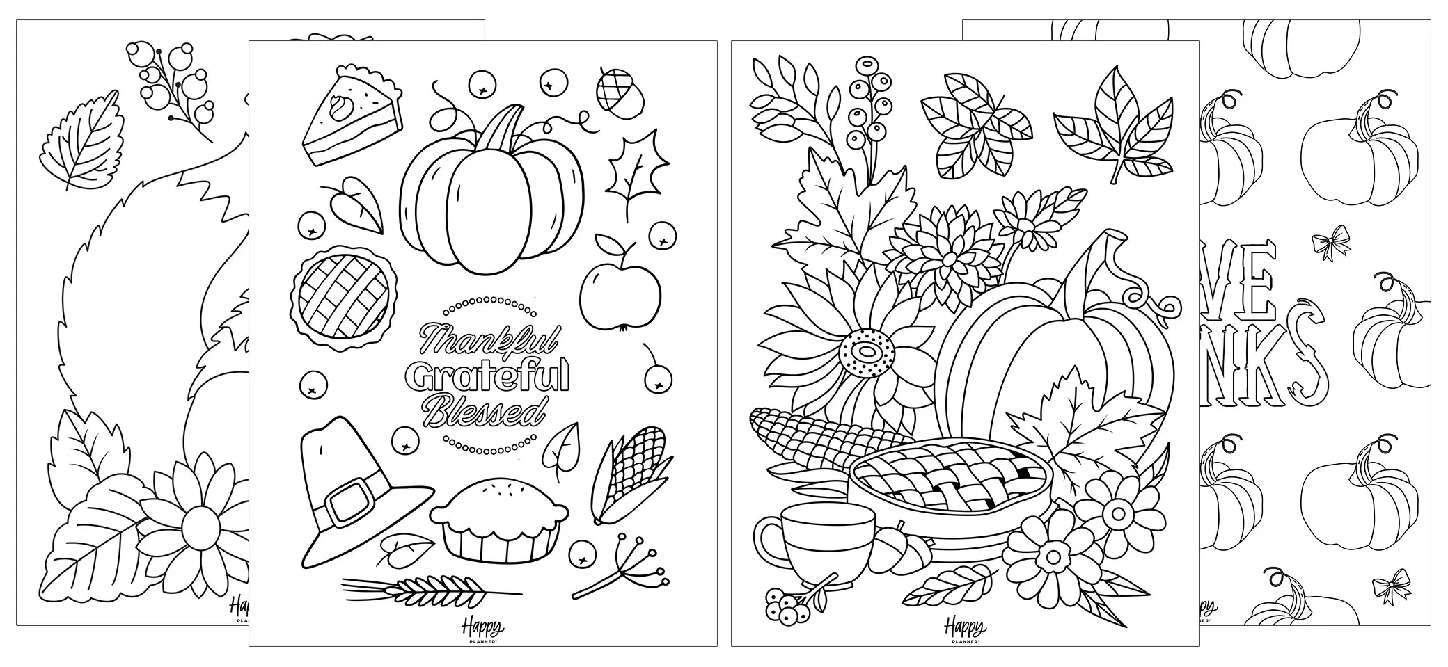 Happy Planner Printable Black And White