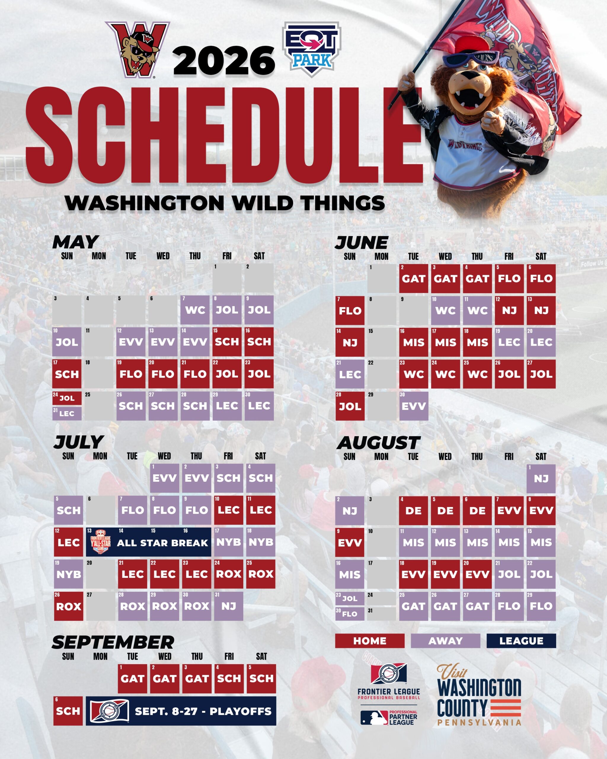 2026 Indians Schedule Printable