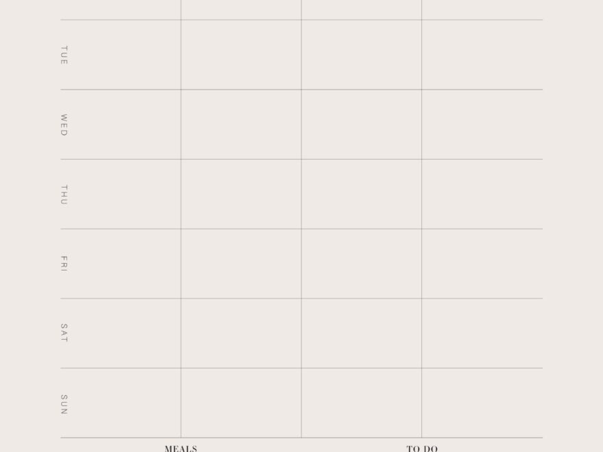 Weekly Family Planner Print Organize With Style Desenio