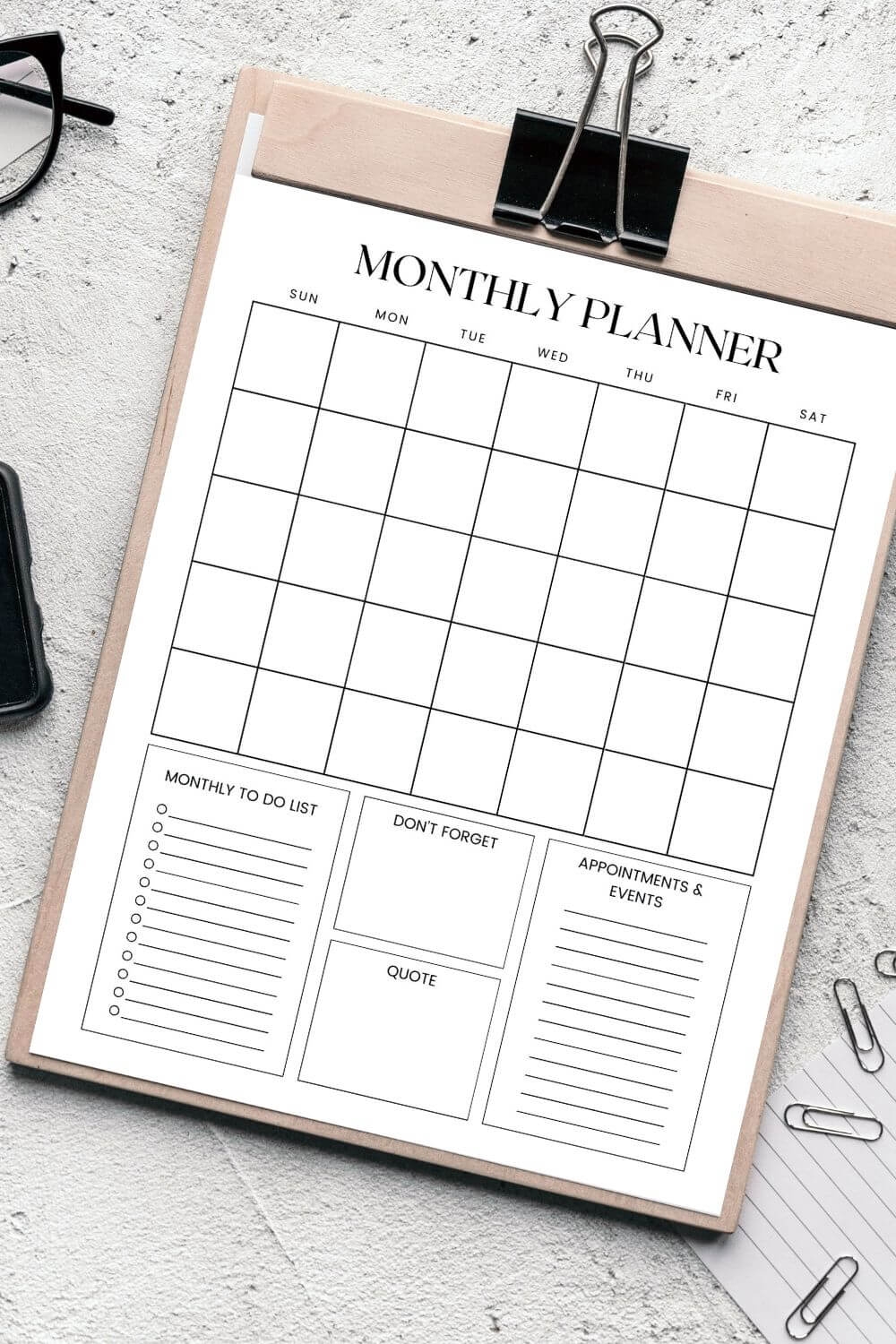 What To Add To Your Monthly To Do List Free Printable Checklist 
