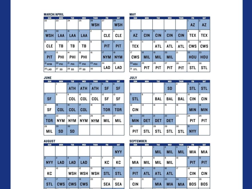 Yodeportes Chicago On X CHICAGO CUBS ANNOUNCE 2026 SCHEDULE CLUB OPENS 2026 REGULAR SEASON AT WRIGLEY FIELD ON MARCH 26 Tuesday August 26 2025 yodeportes Https t co 5uB6z7DECV X